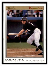 1991 O-Pee-Chee Premier #45 CARLTON FISK  ~E9G