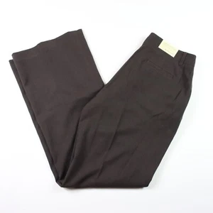 Eddie Bauer Blakely Fit Women’s Curvy Striped Pants Size 8 Brown - Picture 1 of 11