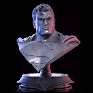 1/10 BUST 50mm Resin Superhero Model Kit Superman Unpainted - Picture 1 of 1