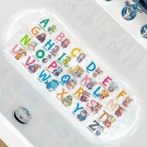 Cartoon Kids Bath Mat - Non Slip Bathtub Mat 35X16 Inch XL Large Size Tub Mats a - Picture 1 of 12