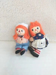 1978 Raggedy Ann & Andy 3" Pencil Hugger Dolls Bobbs Merrill Co Vintage AS IS - Bild 1 von 12