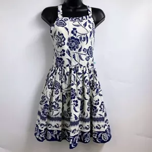 Polo Ralph Lauren Girl's Floral Linen Blend Sleeveless Sundress Size 14 NWT - Picture 1 of 14