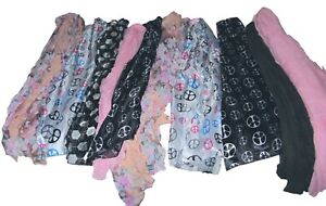 10 scarves - wholesale job lot bundle