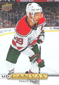2019-20 UD Canvas #C37 Travis Zajac - Picture 1 of 2