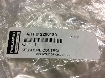 Polaris 2200189 Nuevo OEM Kit de Reparación de Palanca de Choke Triples 1995 XLT SP 600 Foto 1 de 3