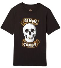 New Boys Girls Gimme Candy Halloween Shirt Black Short Sleeve XXL