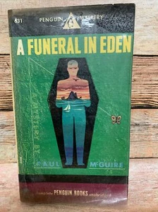 1947 A FUNERAL IN EDEN by  Paul McGuire 1st Penguin 631 Paperback - Picture 1 of 5
