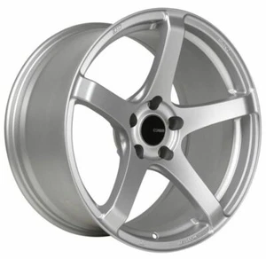 Enkei Kojin 17x8 35mm Offset 5x114.3 Bolt Pattern 72.6mm Bore Dia Matte Silver - Picture 1 of 1