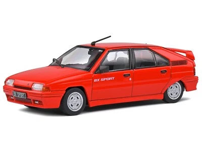 Citroen BX Sport 1.9 8V 1985 rouge feu diecast model car S4311002 Solido 1:43 - Image 1 of 4
