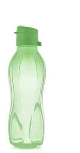 Tupperware EcoEasy Trinkflasche 500ml grün mit Klappverschluss - Bild 1 von 1