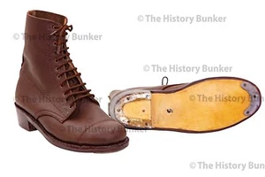 Segunda Guerra Mundial Mujeres Británicas Botas ATS - Repro Talla 4 (Reino Unido) 5 (Estados Unidos) - Imagen 1 de 1