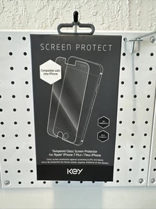 KEY 9H Clear Tempered Glass Screen Protector For Apple iPhone 7/8+ Plus - Picture 1 of 1