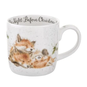 Royal Worcester - Wrendale Designs Night Before Christmas Mug (Set of 4) - Picture 1 of 1