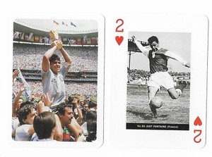 World Cup Greats - Football - Playing Cards - Choose From List