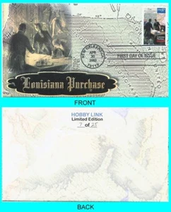 LOUISIANA PURCHASE FIRST DAY COVER - TYPE 2 - Picture 1 of 1