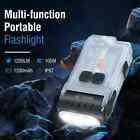 Magnetic COB LED Keychain Flashlight Rechargeable EDC Torch Work Lamp BORUiT V15