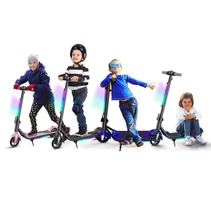 Electric Scooters Kids Ages 6-12 Foldable Dual Speeds LED Display UK E Scooter - Picture 1 of 36