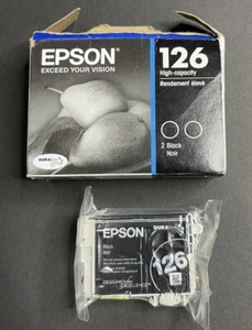 Epson 126 Black Ink Cartridges Open Box 1 Cartridge Only - Picture 1 of 6