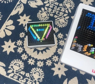 Lote de Colección/Nuevo Lite Brite Tamaño de Viaje Tamaño Completo Nuevo Littlest Pet Shoppe Años 90 Foto 1 de 4