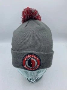 Portland Trailblazers NBA Stocking Mütze mit Bommel Beanie Cap grau - Bild 1 von 5