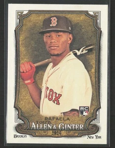 Ceddanne Rafaela 2024 Topps Allen & Ginter #77 Novato Medias Rojas de Boston - Imagen 1 de 2