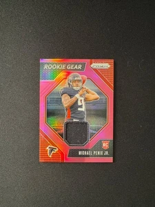 2024 Panini Prizm - Rookie Gear Michael Penix Jr. #RG-MPJ Pink Prizm (MEM, RC) - Picture 1 of 2