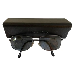 Kirkland Signature Geyser 791697 Gunmetal Eye Glasses Frame w/Case Made in Italy - Picture 1 of 16