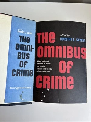 The Omnibus of Crime Edited by Dorothy L. Sayers - Vintage Foto 1 de 4