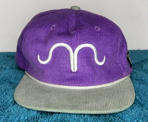 Matschige Poncho Mütze Tyler Texas lila grau Cord Snapback gebraucht - Bild 1 von 10