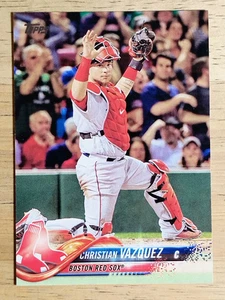 2018 Topps #103 Christian Vazquez - Picture 1 of 2