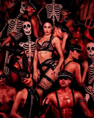 Honey Birdette 🔥 KUKURO Bondage Leopard Thong String Size Medium - Bild 1 von 4