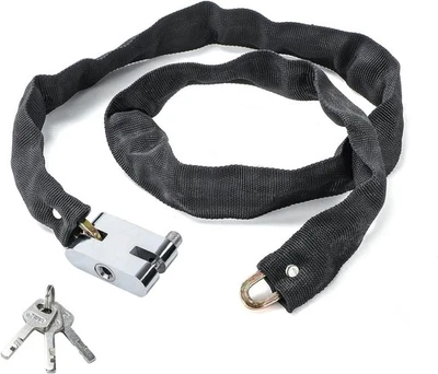 Motorcycle Anti-Theft Chain Lock High Security 1.2m Heavy Duty Chain and Padlock - Image 1 of 4