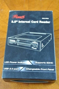 Rosewill RCR-IC001 40-in-1 USB 2.0 3.5" Internal Card Reader w/ Extra Face plate - Picture 1 of 1