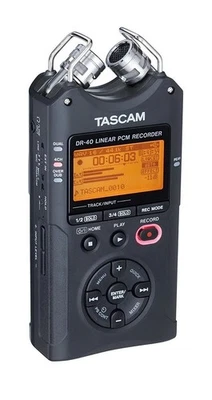 Tascam 4 AD Converter usb2.0 Black DR-40 - Image 1 of 4