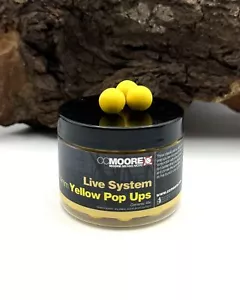 CCMoore Live System Yellow Pop Ups 14mm Boilies Futter für Karpfenangeln Gelb DA - Bild 1 von 2