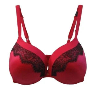 VICTORIA'S SECRET PUSH UP PLUNGERED BRA 34 DD NWT - Picture 1 of 6