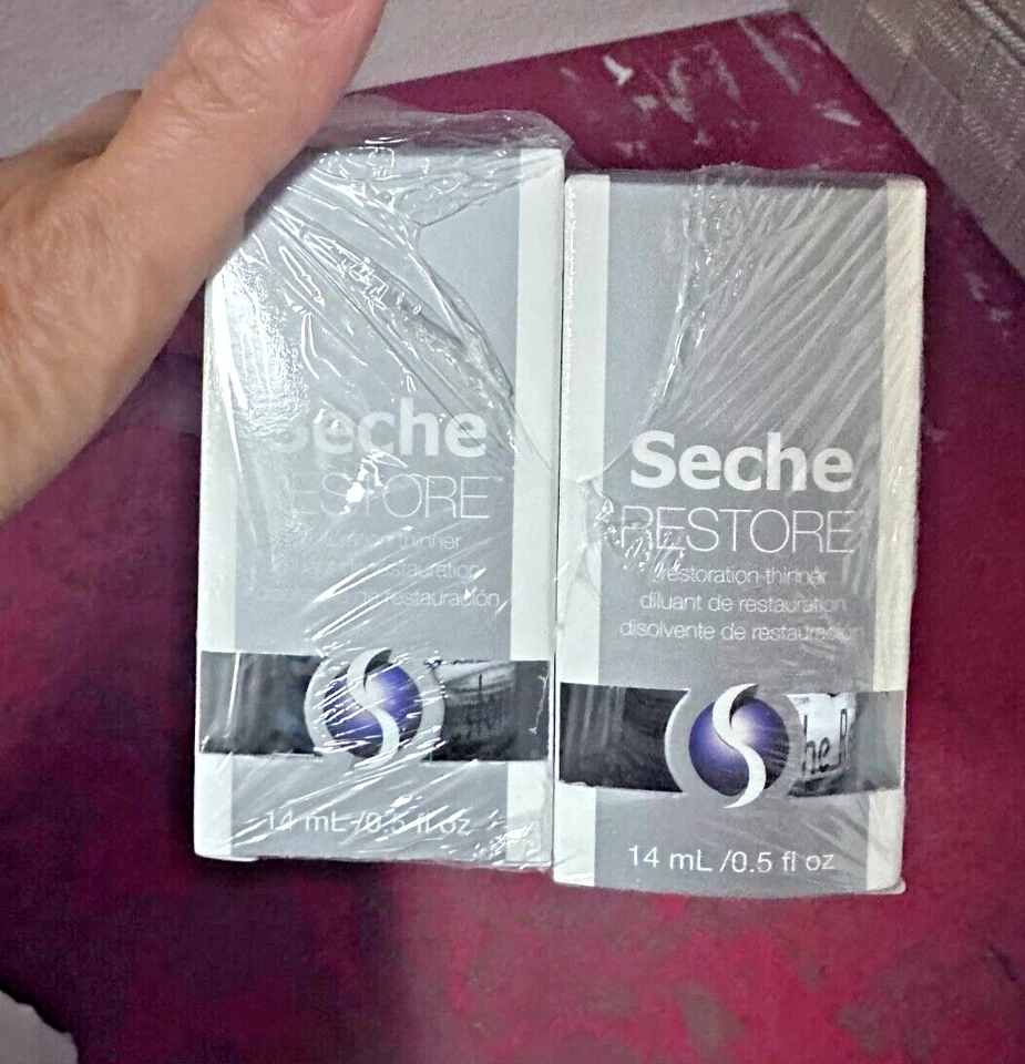 2 x Seche RESTORE - Diluyente de esmalte de uñas 0,5 oz/14 ml Foto 1 de 1