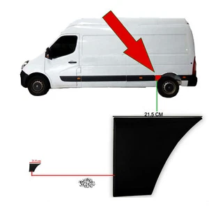STP05 Vauxhall (Opel) Movano Kunststoff Schutz Seitenleiste Türverkleidung LINKS Hand - Bild 1 von 4