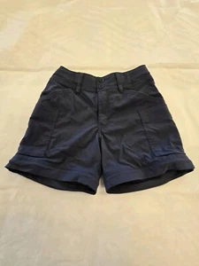 Rei Coop Girls Shorts Medium 10-12 Blue Zip Up and 2 Button up 4 Pockets EUC - Picture 1 of 4