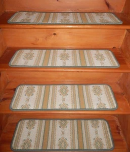 4 = Step 9" x 30" Wool Blend Carpet Stair Treads . - Picture 1 of 5