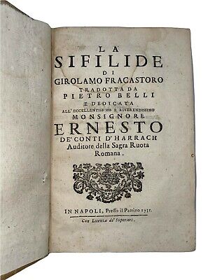 FRACASTORO Girolamo / VICO Giambattista - La Sifilide - 1731 • 2,000€