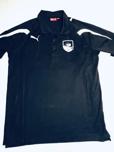 Puma Men’s Black Golf Shirt Galway Rivers Size Large - Picture 1 of 4