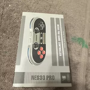8bitdo nes30pro NES Pro Bluetooth Controller for IOS Android and PC Black/White - Picture 1 of 5