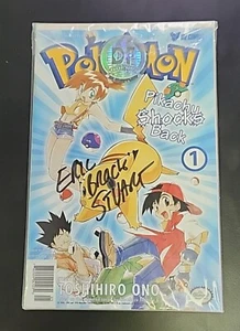 Pokemon Pikachu Shocks Back #1 Signed Eric Stuart Certificate included (B00) - Picture 1 of 3