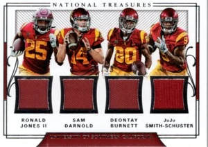 2018 National Trea Collegiate Quads Burnett SmithSchuster Jones Darnold Jersey99 - Picture 1 of 1