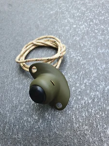 Harley WL WLA WLC Flathead UL Knuckle Green Military Horn Button Switch  - Picture 1 of 3