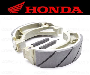 Set of (2) Honda Water Grooved REAR Brake Shoes and Springs #06430-KK0-405 - Picture 1 of 4
