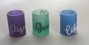 Zodiac Sign shot glasses 1/2 oz Handmade w/food grade resin. Pisces Gemini Libra - Picture 1 of 15