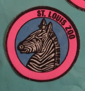 Vintage 70er Jahre St. Louis Zoo Zebra Patch - Bild 1 von 2