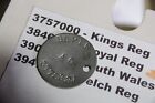 Ww2 Relic Dogtag Rac Rtr Rtc The Kings Regiment   Beyer 321